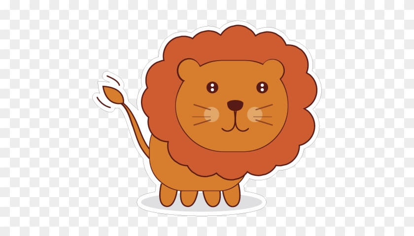Cute Lion - 狮子 卡通 #930094