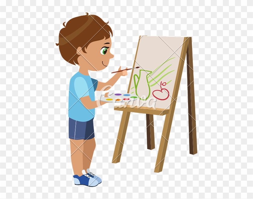 Pin Person Painting Clip Art - Drawing #930254