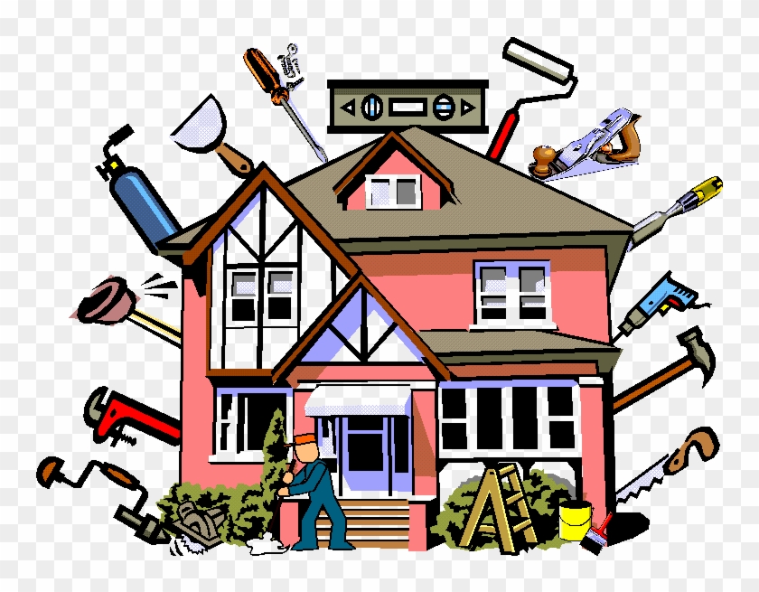 Roof Clipart Home Improvement - Home Repairs And Maintenance #930258