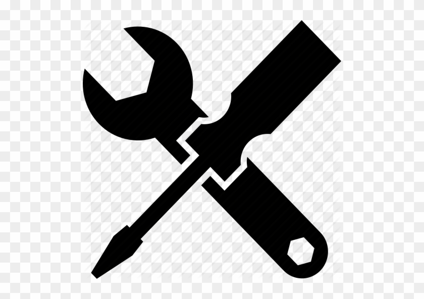 Spanner Clipart Setup - Spanner And Screwdriver Icon #930323