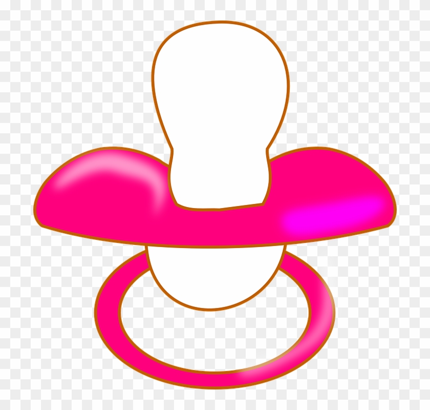 Pink Spoons Cliparts 8, Buy Clip Art - Cartoon Pink Baby Dummy #930334