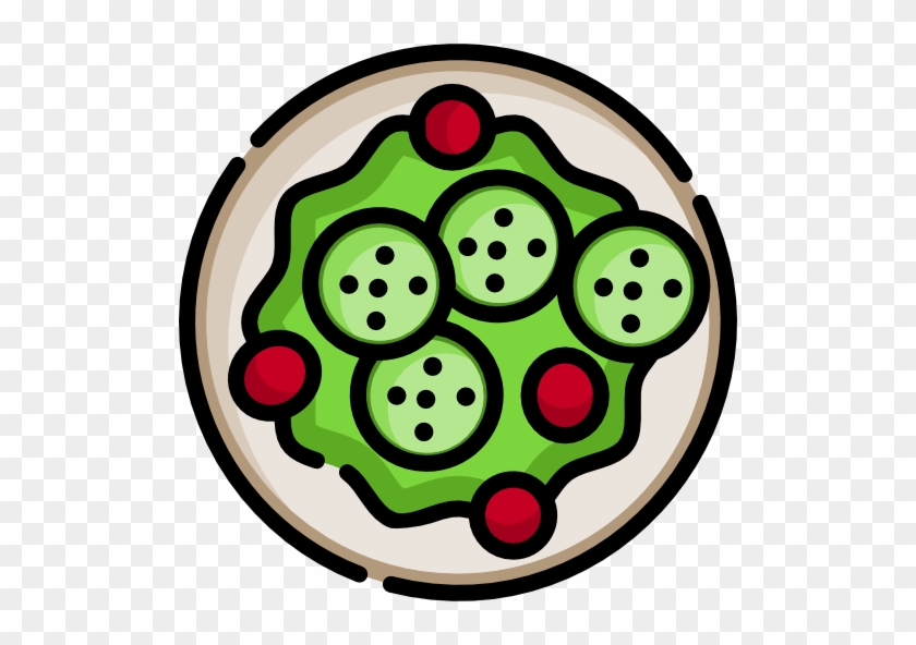 042 Salad Icon - Circle #930354
