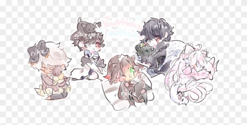 Bedtime Cuties Sketch Batch 6 By Cutenikechan - Cartoon #930531