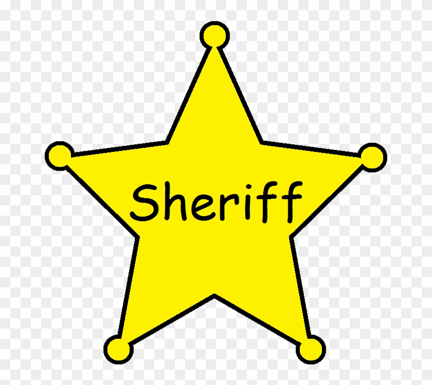 Western Star Clip Art - Sheriffs Badge Clipart #930635
