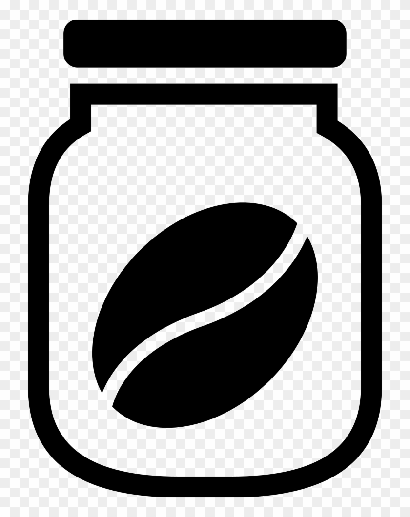 Coffee Bean Inside A Jar Comments - Frasco De Cafe Para Colorear - Free  Transparent PNG Clipart Images Download