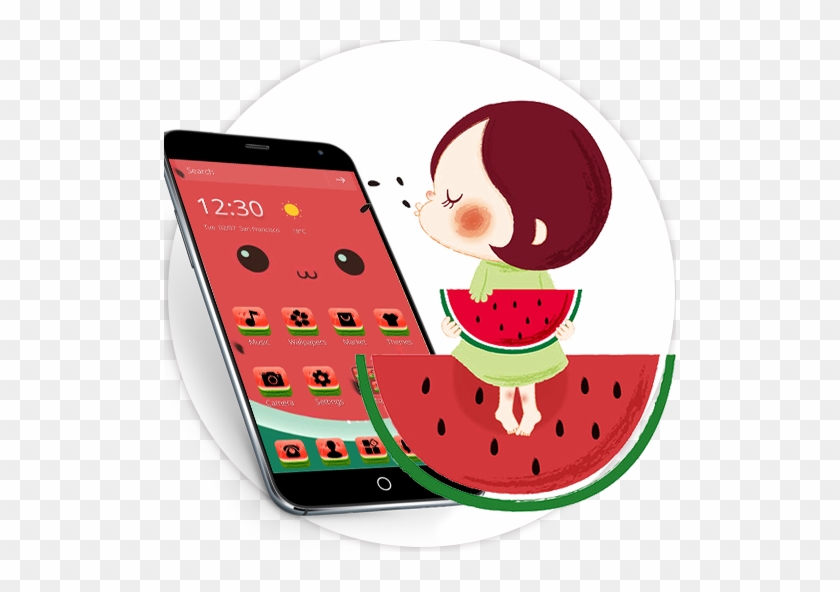 Melon Clipart Tembikai - Watermelon Cartoon #930676