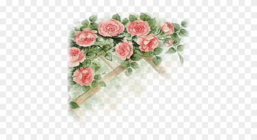 Soave Background Transparent Flowers Rose Vintage Pink - Transparent Background Vintage Flowers Png #930700