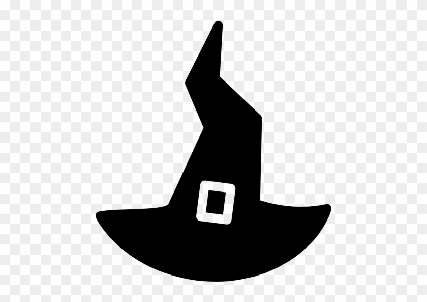 Witch Hat Free Icon - Black And White Witch Hat Clipart #930726