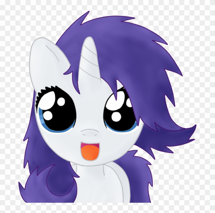 Bed Mane Filly Rarity By Sharkiity - Cartoon #930838