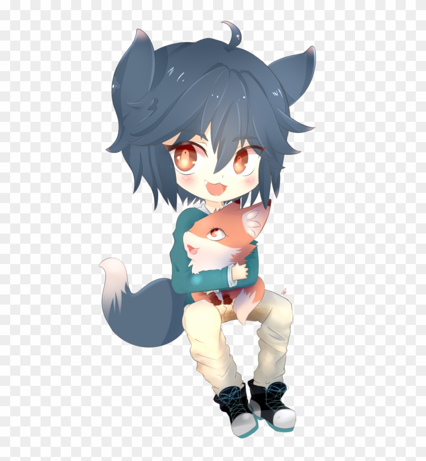 Chibi Anime Manga Fox Little Boy Shota Original Character - Manga #930839