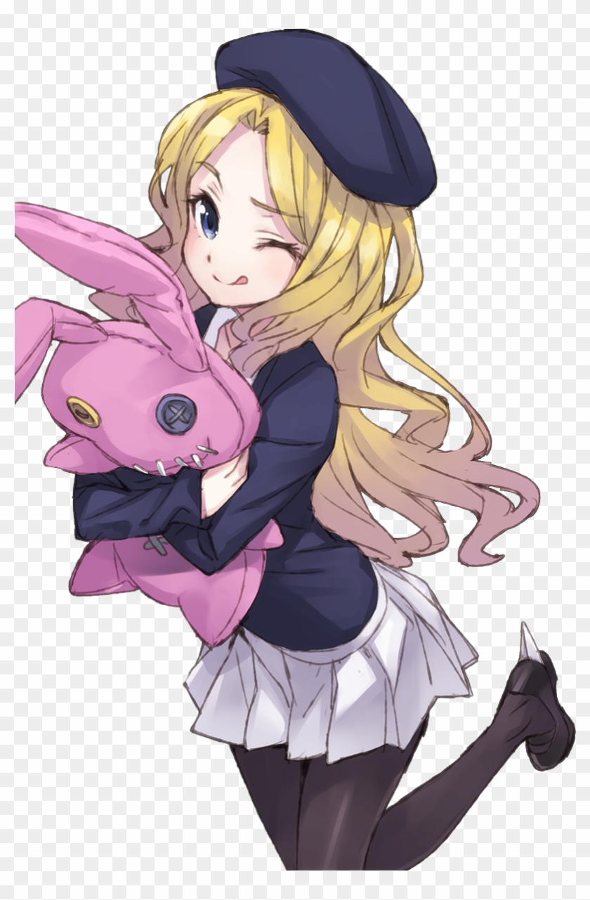 Anime Girl With Bunny Render By Natsi90 - Anime Girl With A Bunny #930845