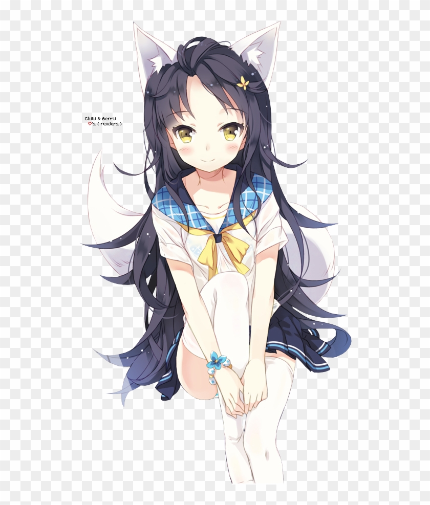 Anime Render 26 By Michelleurs - Cute Anime Neko Girls As Wolf #930920