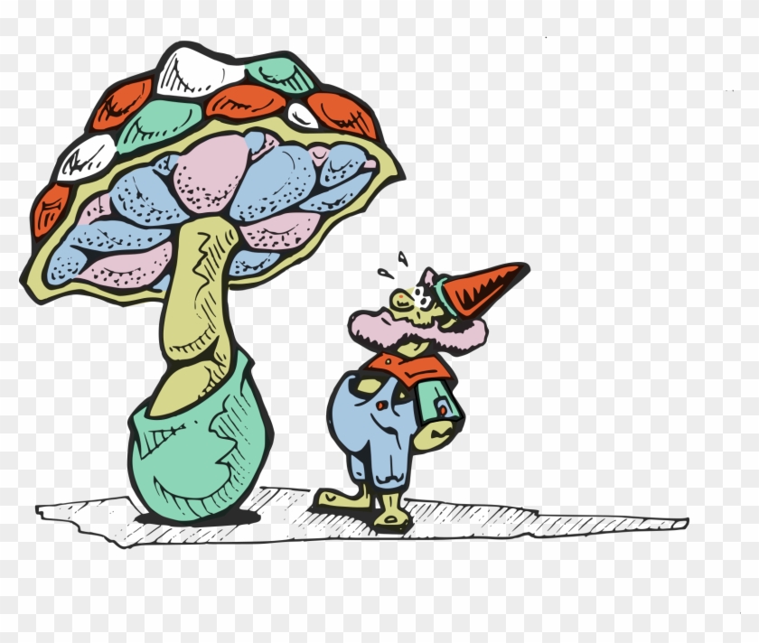 Under Mushroom - Clip Art #930935
