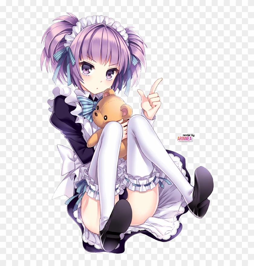 Cute Anime Girl Render 2 By Arinnea - 我無法說明她有貓耳與尾巴的理由。 3 #930963