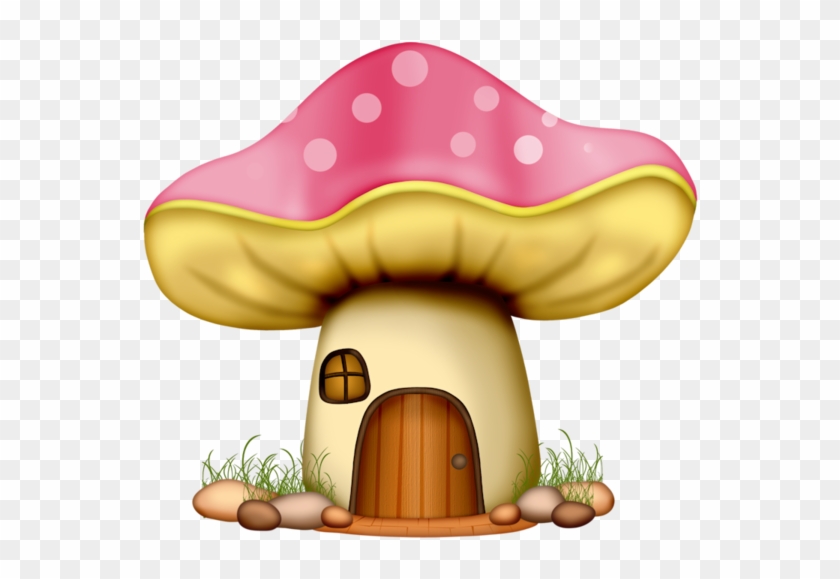 Common Mushroom Drawing Clip Art - Mushroom Fairy House Clipart #930995