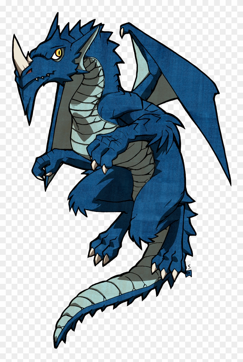 Adult Blue Dragon - Blue Dragon D&d Png #931191