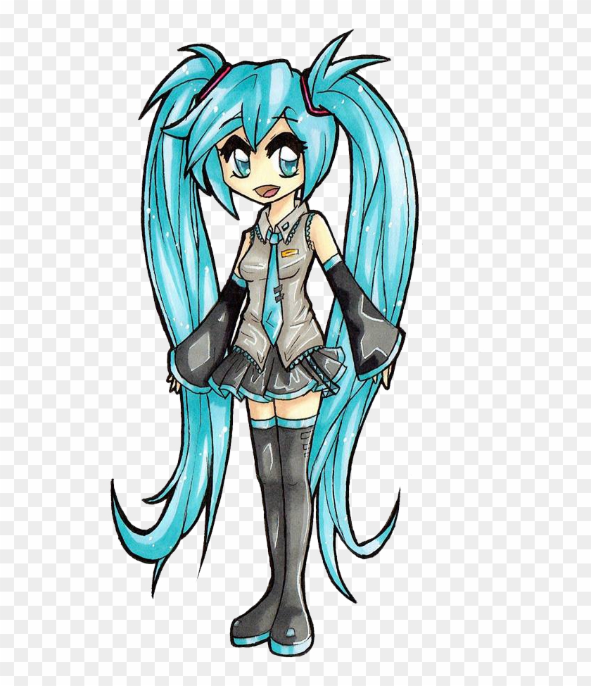 Hatsune Miku Re-draw By Cilundi - Drawing #931287