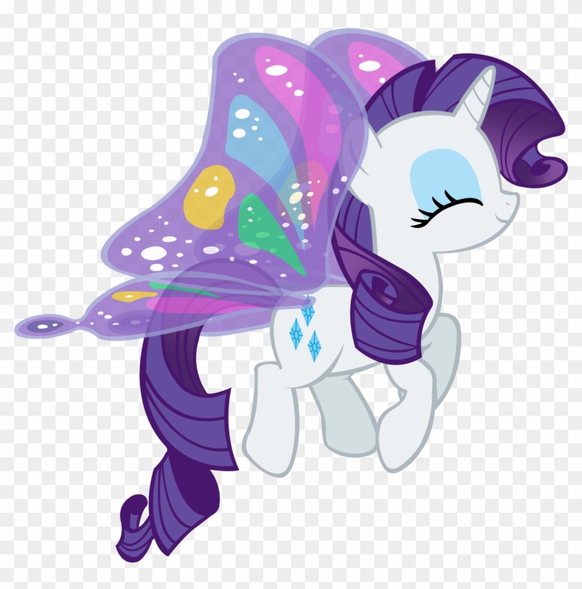 Drawing Winsome My Little Pony Rarity 11 Latest Cb - My Little Pony Rarity Wings #931314