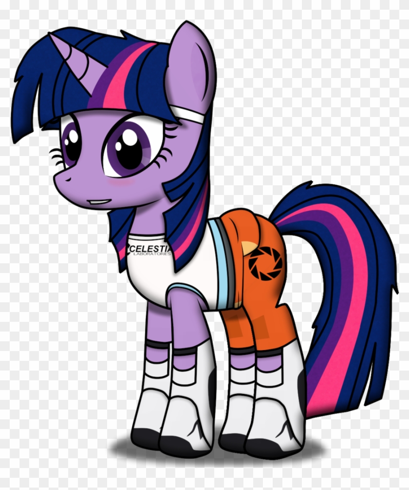 Celesti Labora Portal 2 Pony Twilight Sparkle Pinkie - Twilight Sparkle My Little Portal #931319