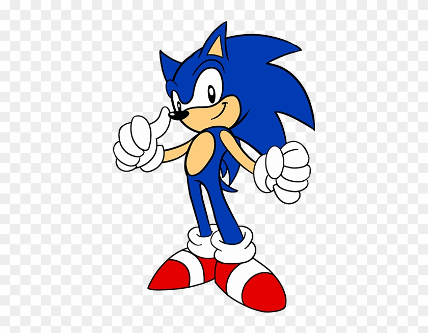 Sonic The Hedgehog Clipart Drawing - Draw Sonic The Hedgehog #931343