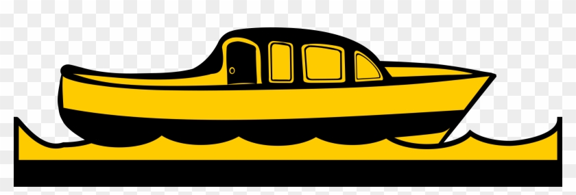 Cabin Boat - Clip Art #931490