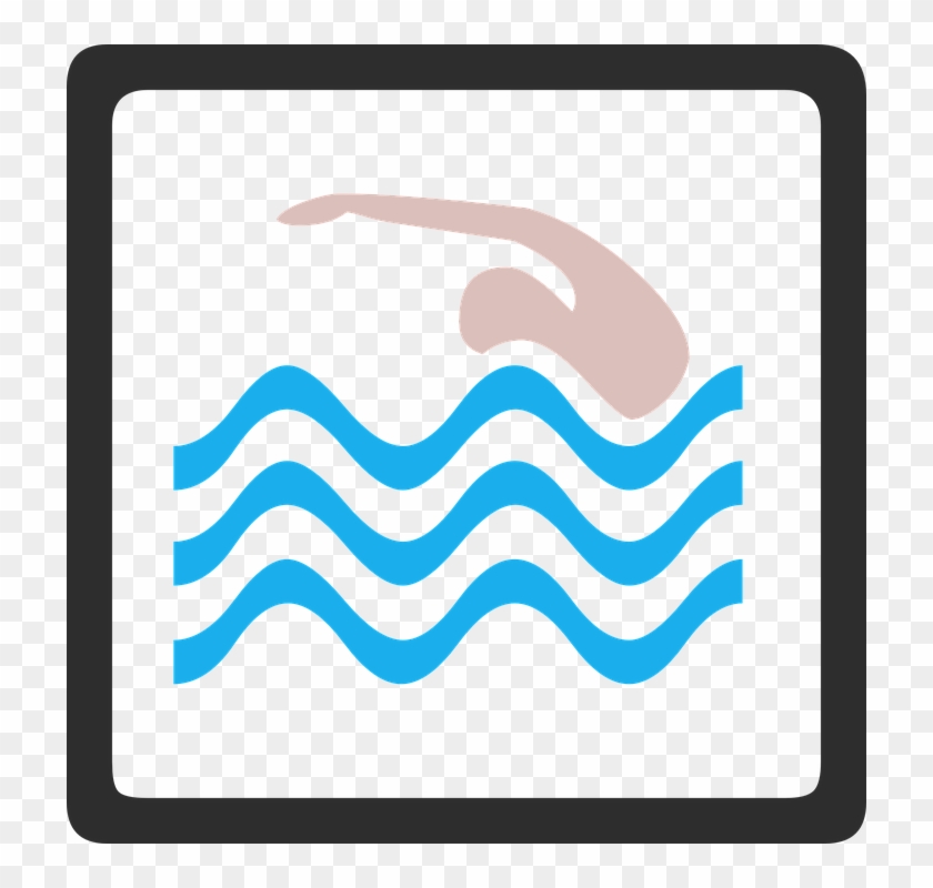 Free Swimming Pool Clip Art - Simbolo De Una Piscina #931535