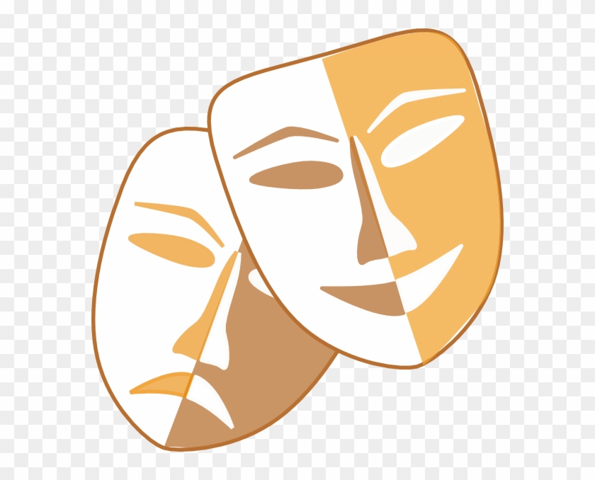 Theatre Masks Clipart - Theatre Masks #931558