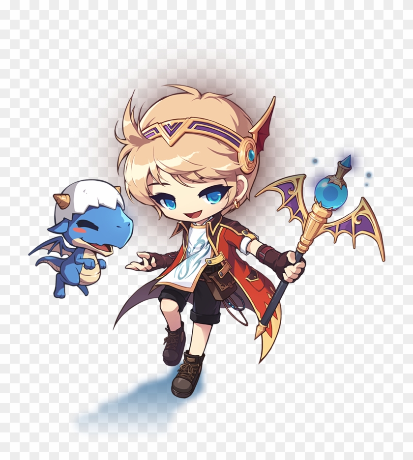 Cartoons Anime - Evan Maplestory Heroes Of Maple #931568