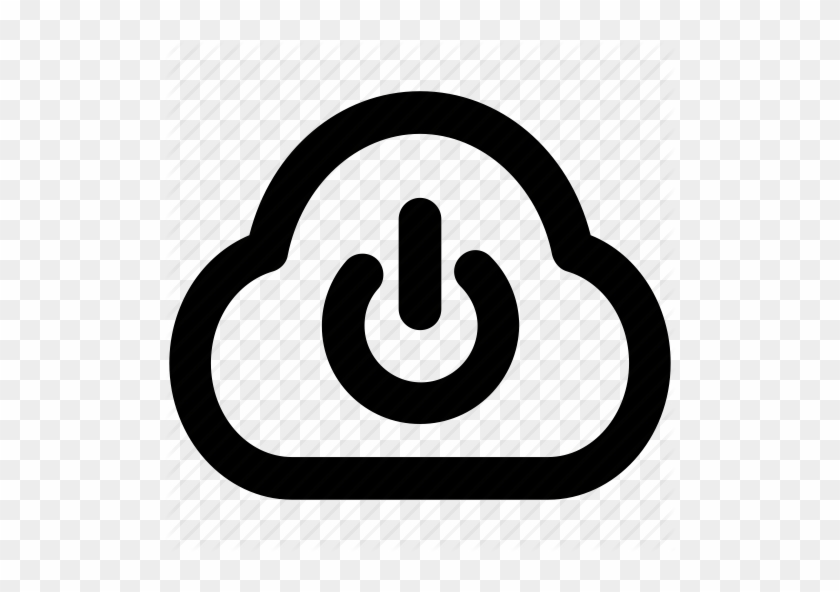 Button Clipart Shutdown - Cloud Storage #931728
