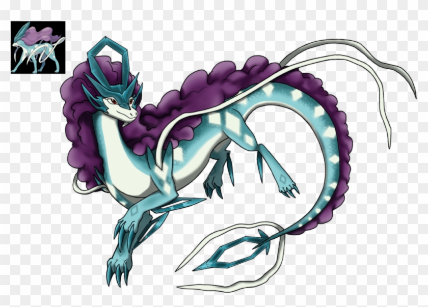 Custom Pokemon Themed Dragon Suicune By Eternity9 - Pokemon Dragon Art #931785