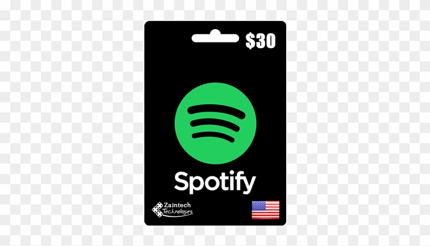 New 30 Spotify Premium Gift Card Us Region - Spotify - Free Transparent PNG  Clipart Images Download