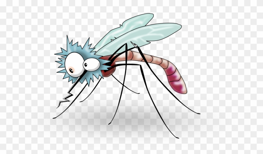 How To Prevent Dengue - Cartoon Mosquitoes - Free Transparent PNG Clipart  Images Download