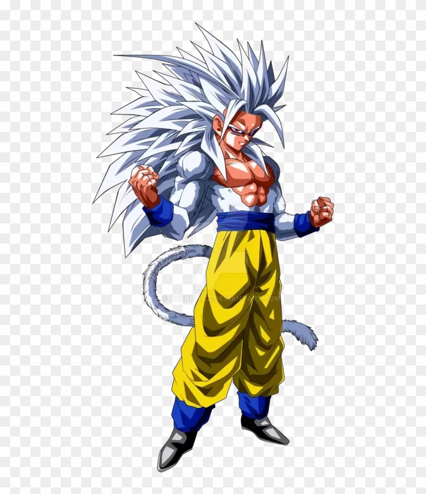 Goku Clipart White Eye - Goku Super Saiyan 4 #932057