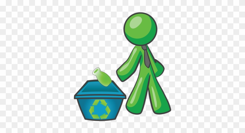 Recycle Reuse Reduce - Cartoon Person Recycling #932085