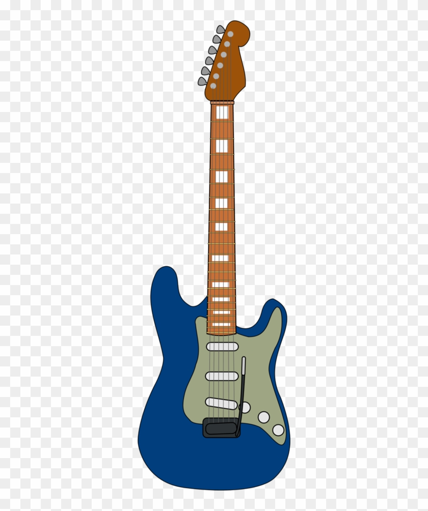 Guitar - Clipart - Guitar Blue Vector Png #932106