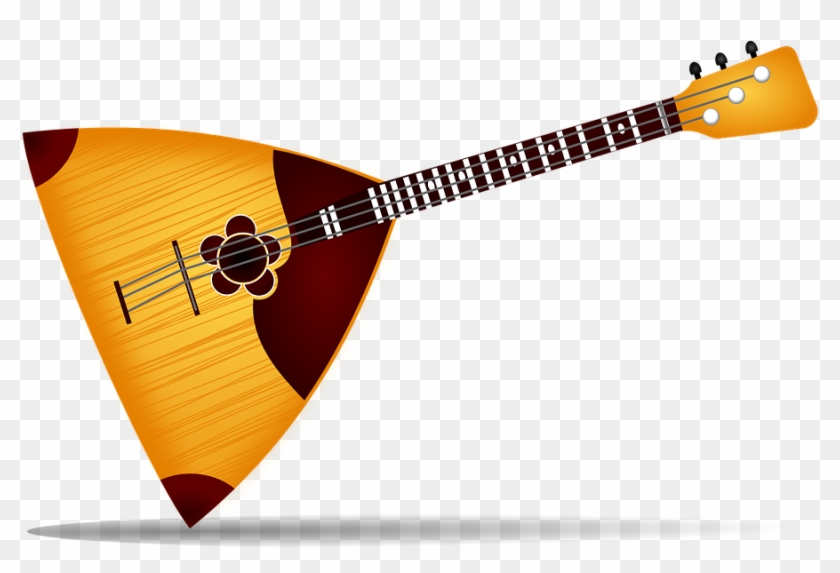 Wing Vector Guitar Fire 7, Buy Clip Art - Balalaika Instrument #932115