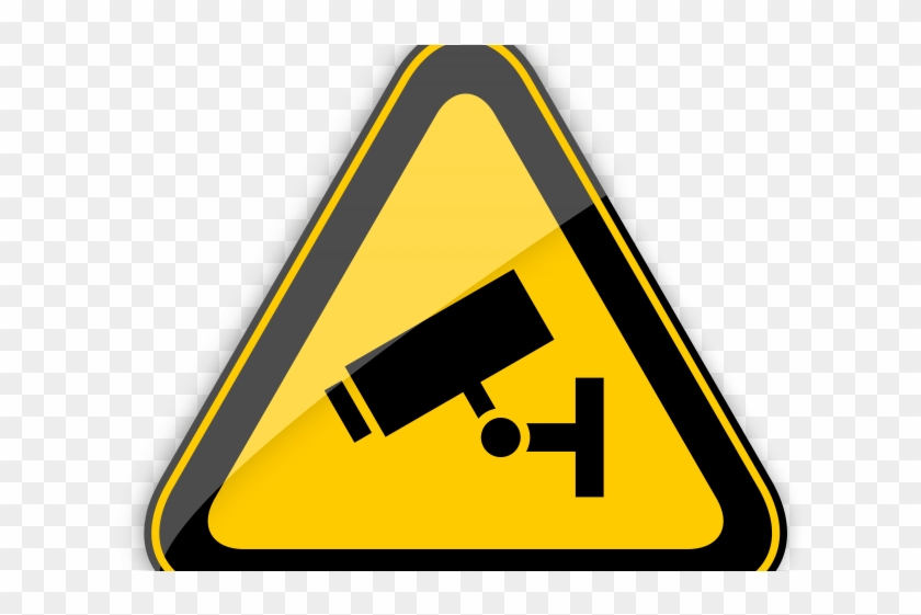 Cctv Clipart Caution - Strong Magnetic Field Symbol #932211