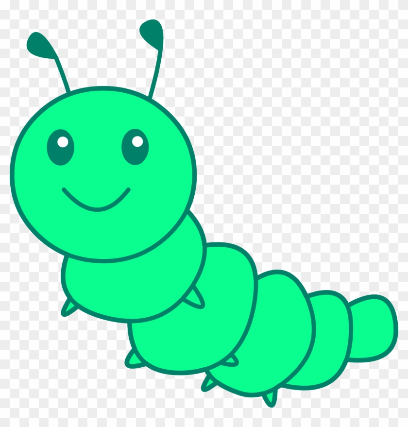 Worm Clipart Silkworm - Caterpillar Clipart No Background #932344