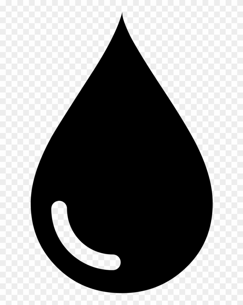 Water Drop Clipart Black And White - Water Drop Black And White #932343