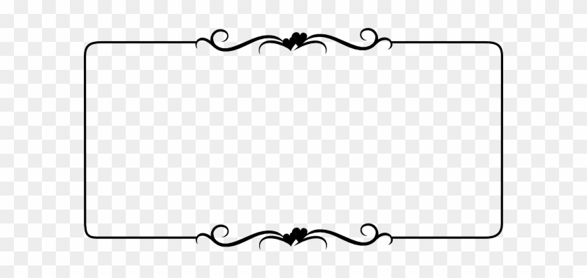 Black Heart Border Clip Art At Clker Com Vector Clip - Borders Mom Png #932416