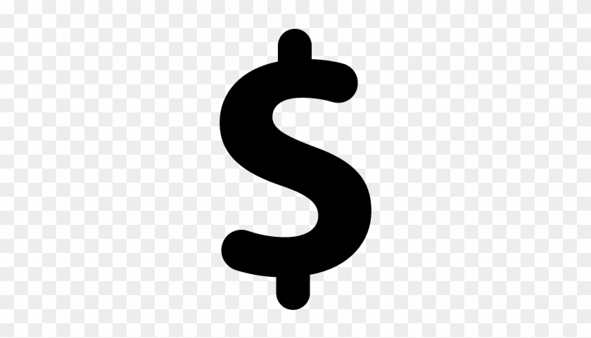 Big Dollar Sign Vector - Dollar Svg #932497