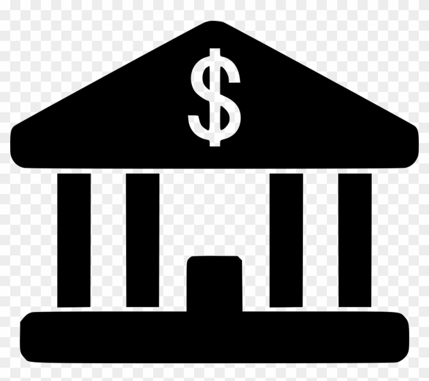Money Finance Cash Dollar Payment Bank Building Financial - Bank Icon Png #932504