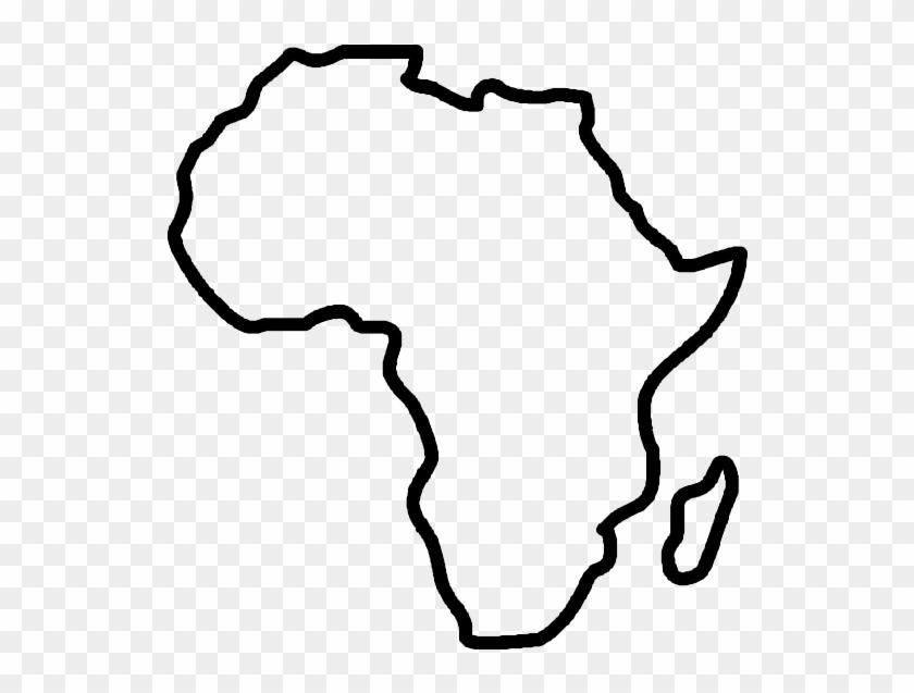 Africa Blank Map Clip Art - Ivory Coast Africa Map #932550