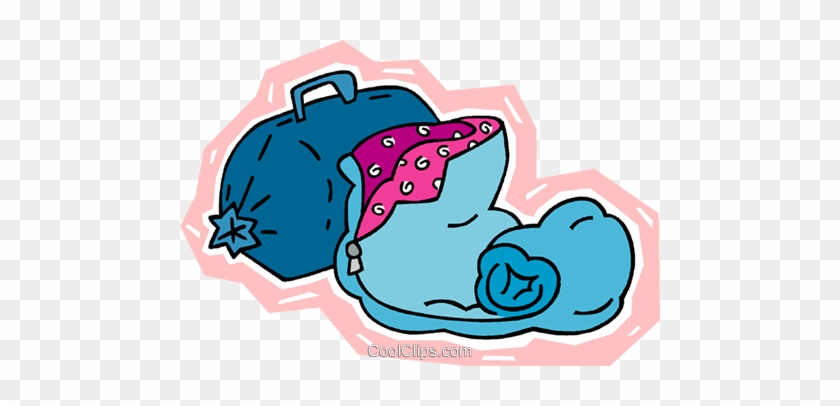 Sleeping Bag Royalty Free Vector Clip Art Illustration - Clipart Sac De Couchage #932552