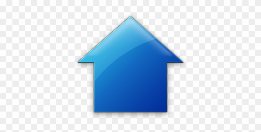 Return To Main Page - Home Png Icon Blue #932574