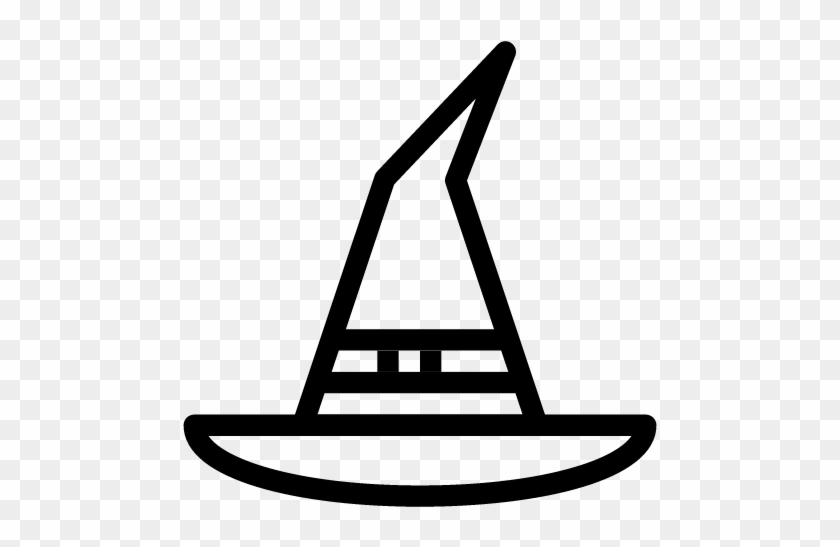 Witch Hat Icon - Witches Hat Halloween Style 6371 Diy Plastic Stencil #932678