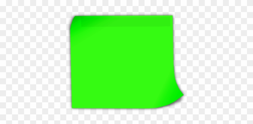 Green Sticky Note - Green Sticky Note #932687