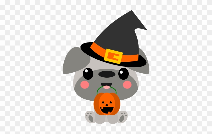 Pp-chibi Puppy Witch Hat - Cartoon #932703
