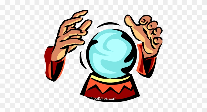 Crystal Ball Royalty Free Vector Clip Art Illustration - Crystal Ball Clip Art #932767