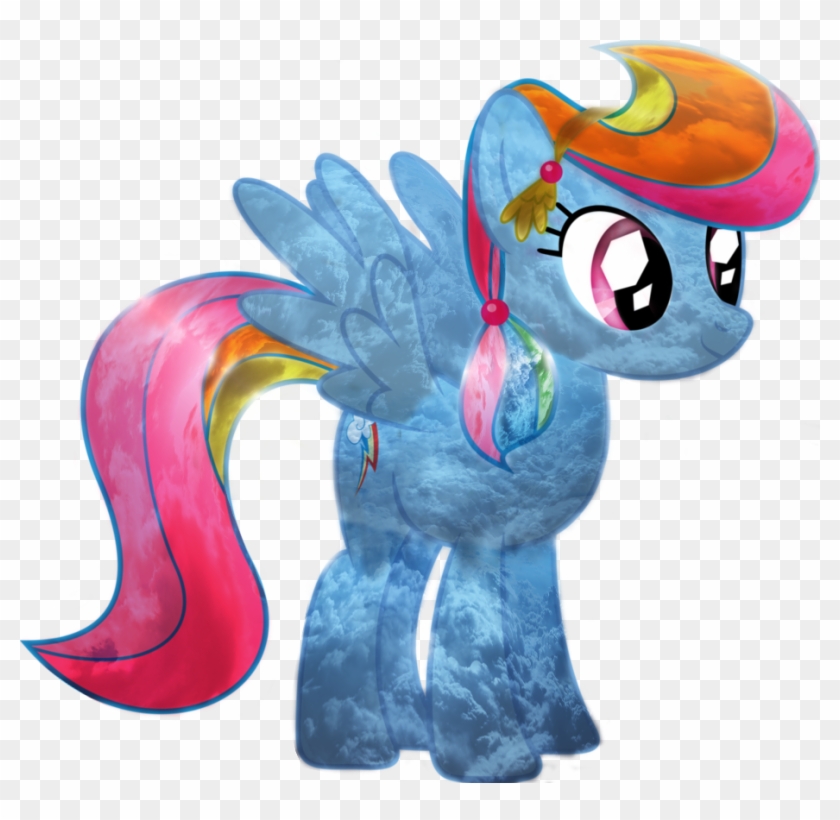 Cloudy Rainbow Dash Png By Acciovirginia - Cartoon #932778